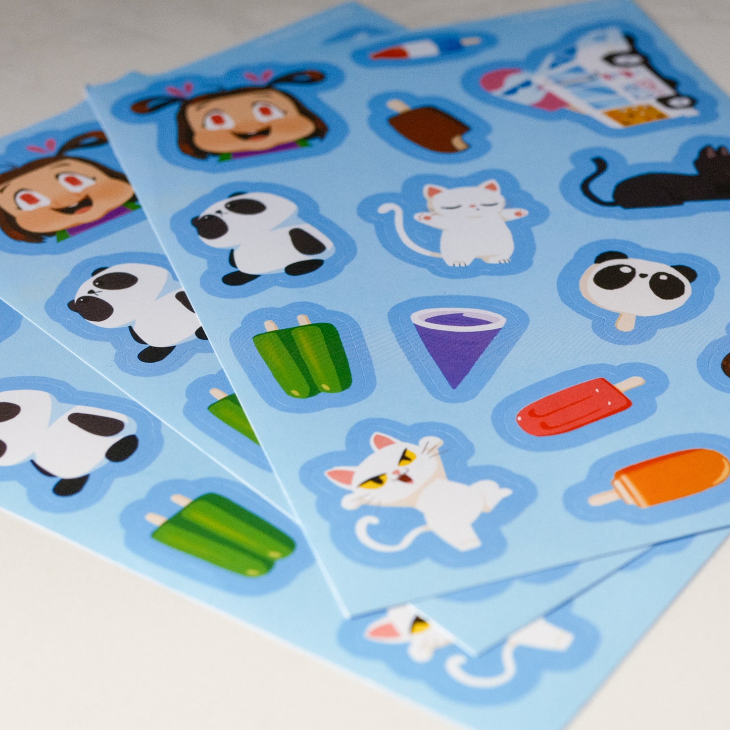 I Want A Popsicle! Sticker Sheet